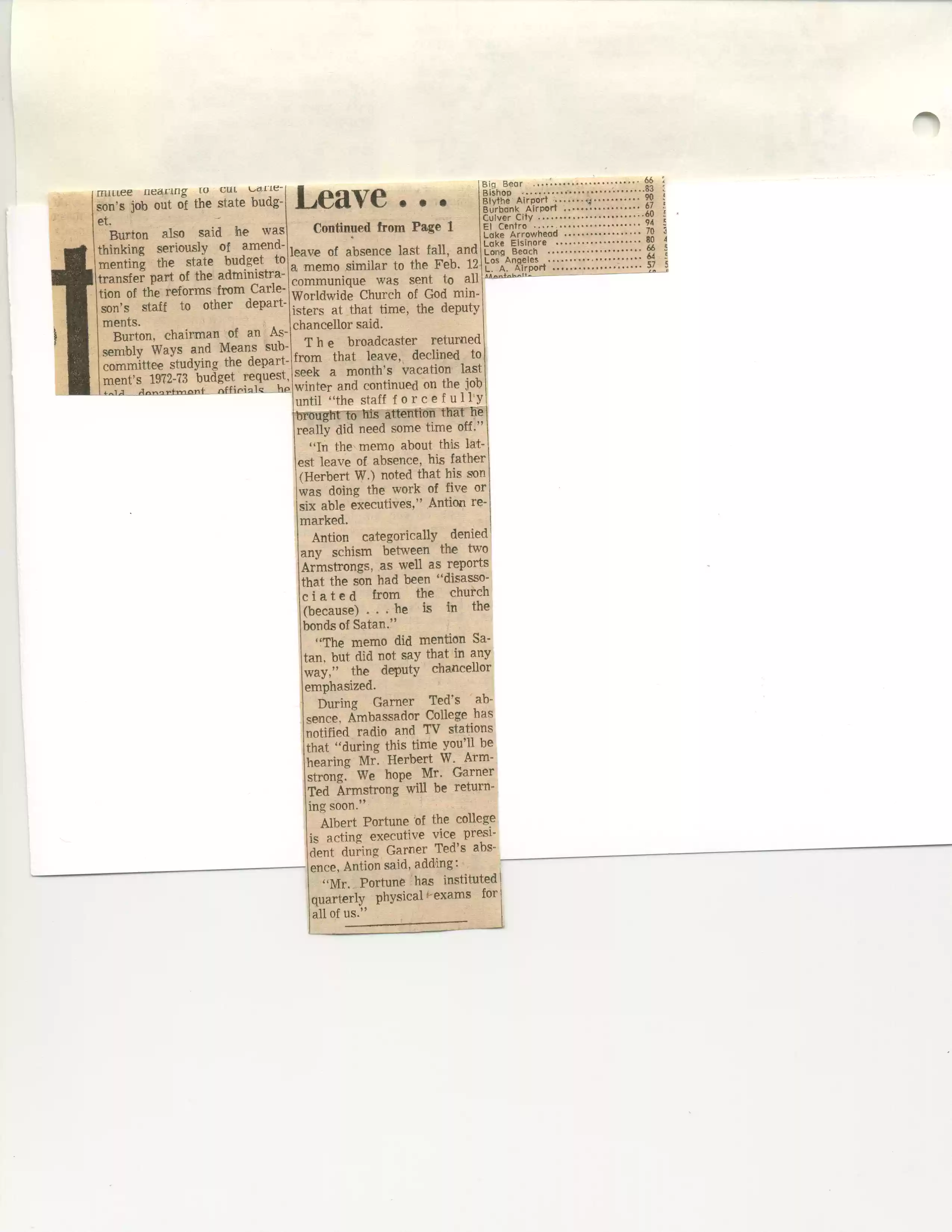 2. Pasadena Star News, 3-18-72